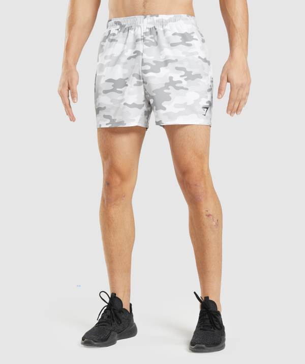 Panske Šortky Gymshark Arrival 5" Svetlo Siva | BN7980512